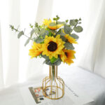 Tabletop Modern Hydroponic Metal Tube Vase - Image 3